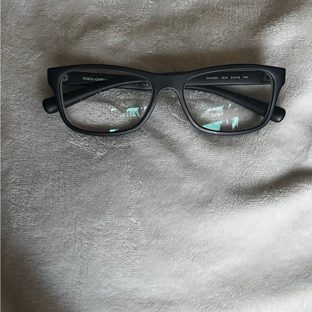 Dolce & Gabbana Matte Black Glasses